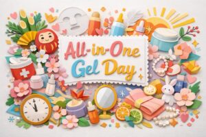 1月1日のオールインワンゲルの日に関する記念日情報とスキンケアの魅力を解説したブログ記事