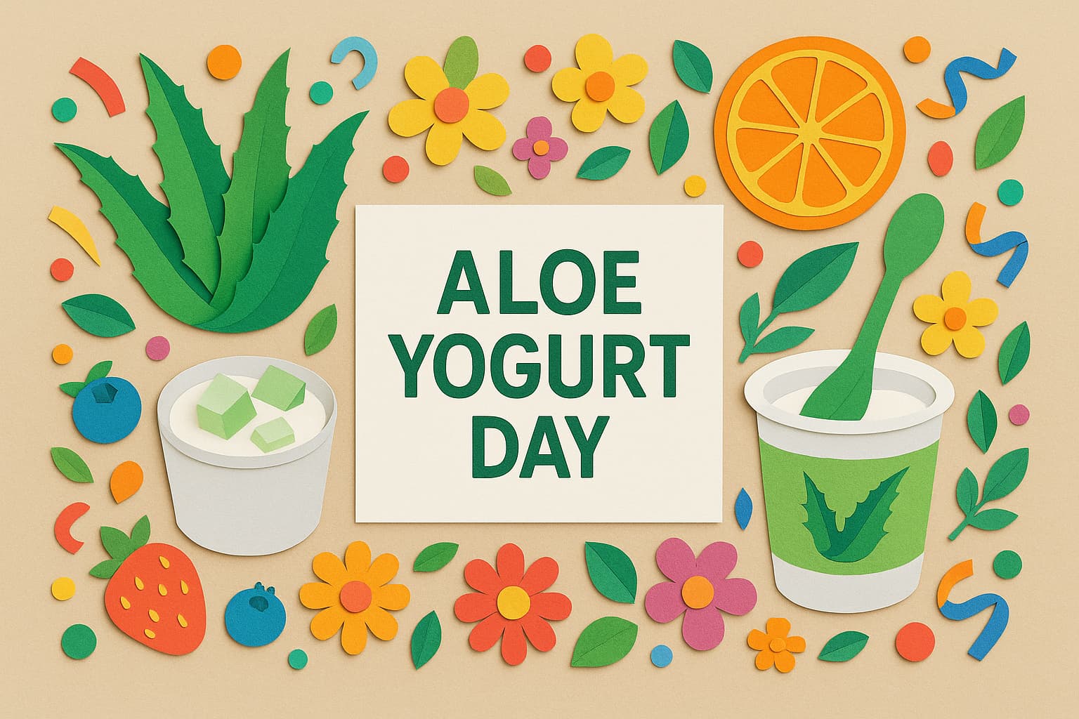 アロエヨーグルトの日の由来と森永乳業の開発背景、美容や健康効果を解説した記念日ブログ