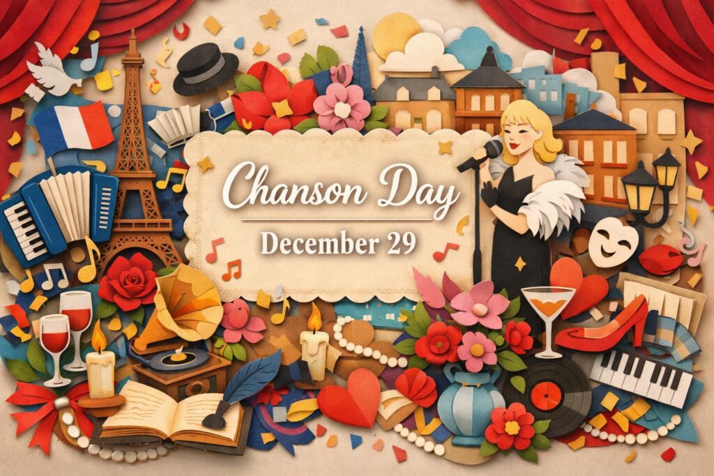 銀巴里の閉店により誕生したシャンソンの日の由来や日本の音楽文化との関係を解説した記念日ブログ