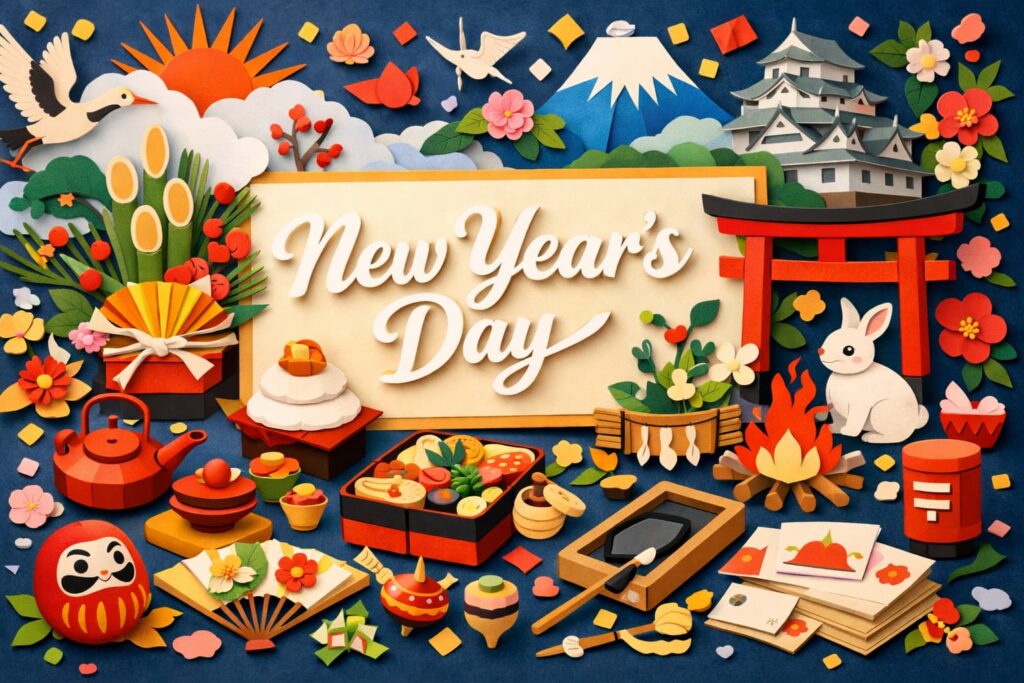 元日の意味や由来、元旦との違い、四方拝や正月行事を通して祝日の本質を解説