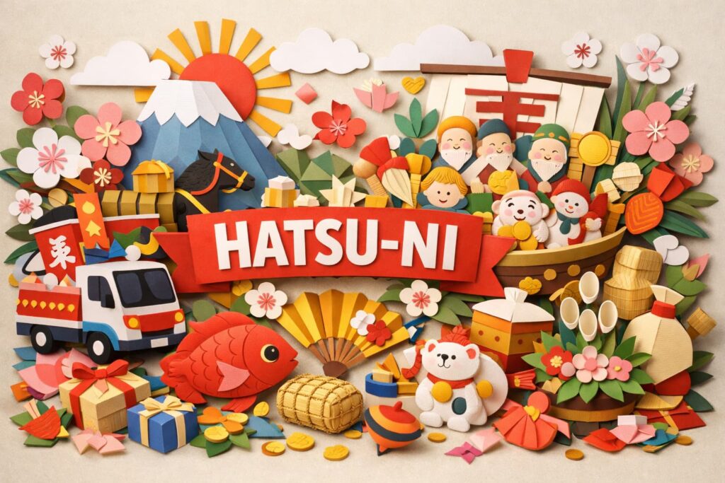 初荷は商家の新年初出荷の伝統行事。由来や意味、現代の風習までをわかりやすく解説した内容です。