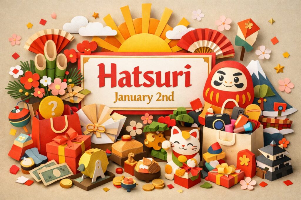 初売りの由来や福袋の意味、全国の有名初売りイベントを詳しく解説した年始の特集記事