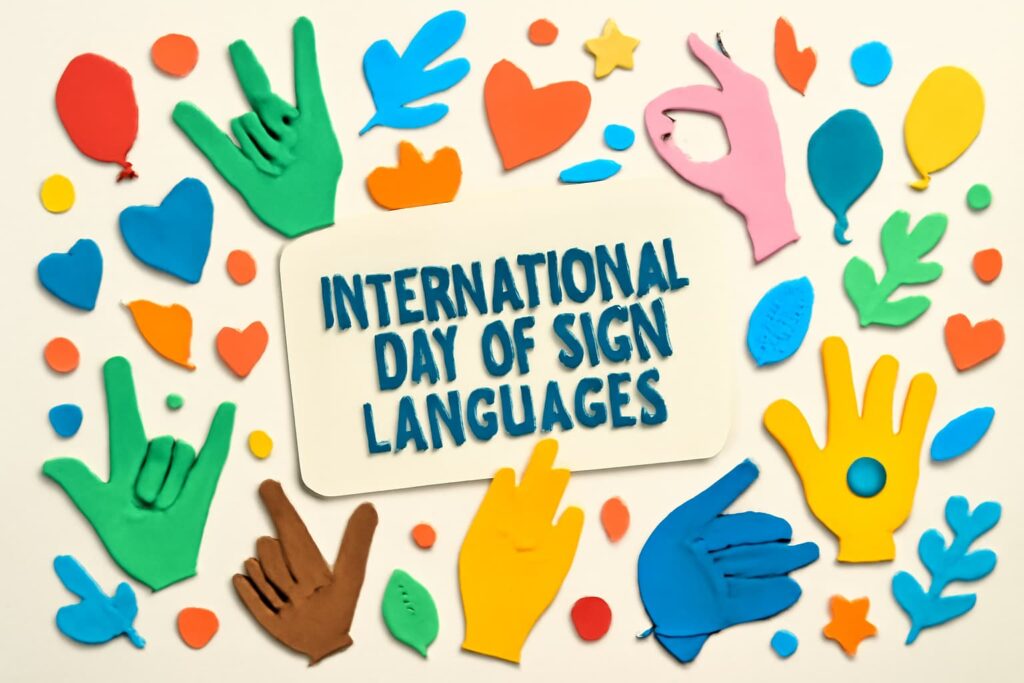 手話言語の国際デー（9月23日）は、手話と言語文化を尊重し、ろう者の権利を保障するための重要な記念日。