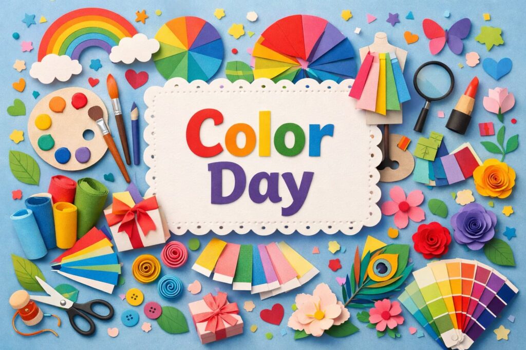 色の日の意味や由来、色彩の効果や関係職業について詳しく解説した記念日ブログ