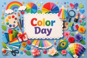 色の日の意味や由来、色彩の効果や関係職業について詳しく解説した記念日ブログ