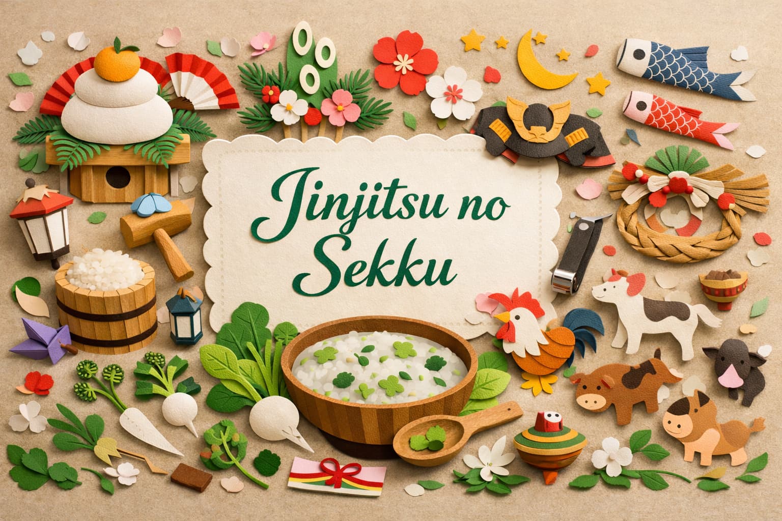 人日の節句・七日正月の由来と七草粥の意味をわかりやすく解説した日本の伝統行事紹介