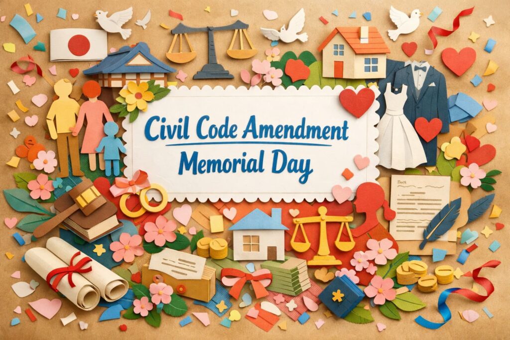 改正民法公布記念日の由来と家父長制廃止、男女平等を実現した民法改正の歴史を解説