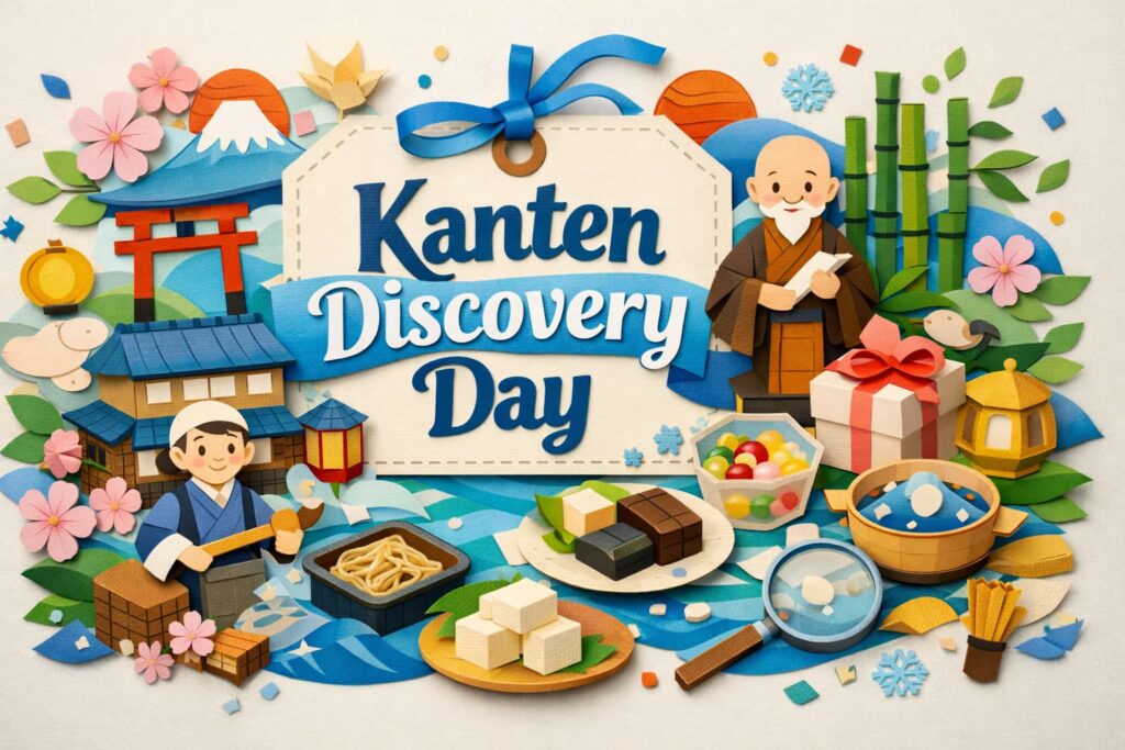 寒天発祥の日の由来や京都伏見との関係、寒天とゼラチンの違い、歴史的背景を紹介