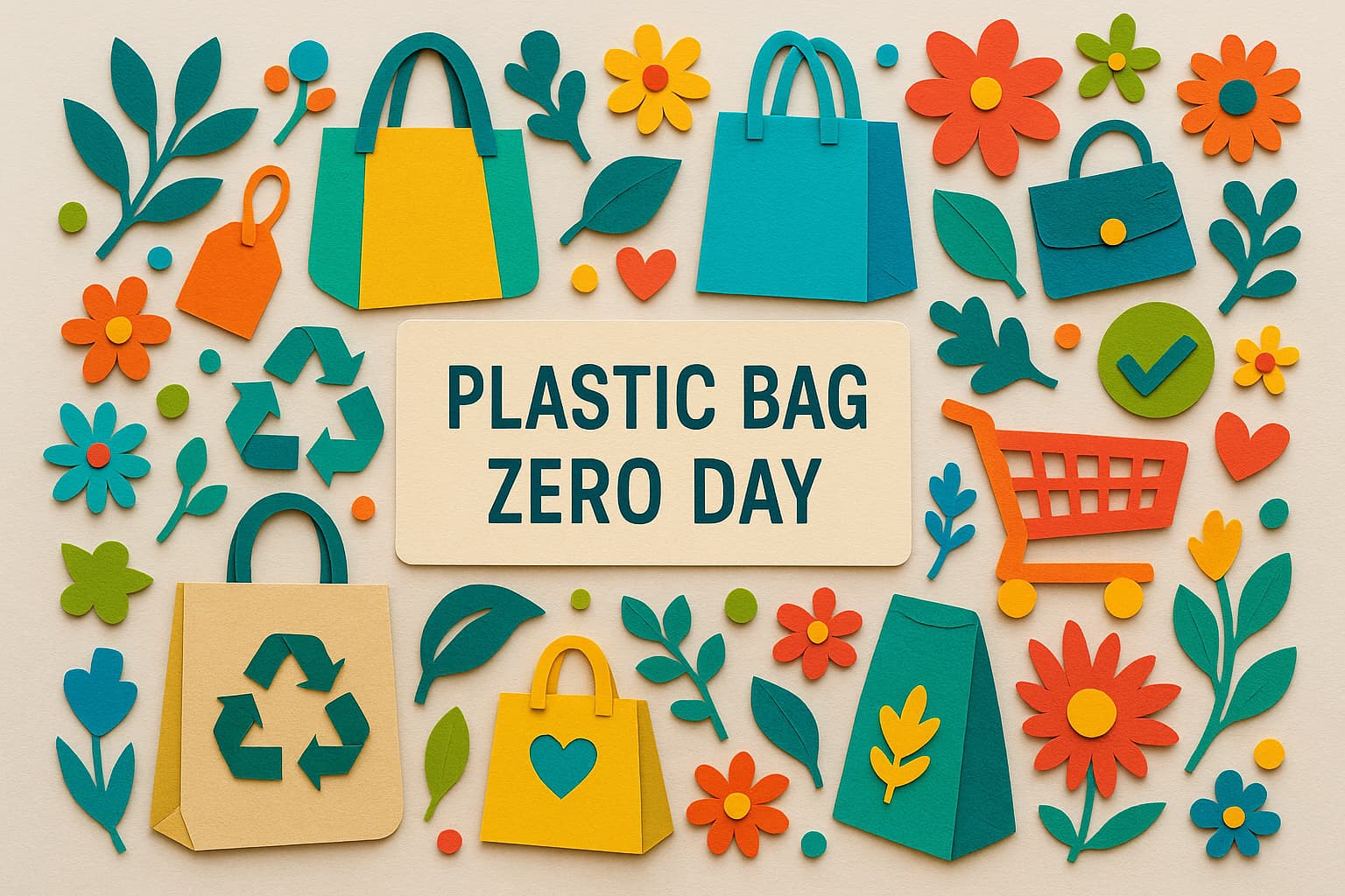 レジ袋ゼロデーの由来や目的、マイバッグの活用方法などを詳しく紹介した環境記念日の解説記事
