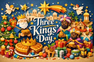 三博士が幼子イエスに贈り物を届けた1月6日の記念日と各国の祝福文化を紹介