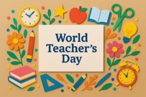 世界教師デーの意味と由来、UNESCOによる制定背景や教師への感謝を伝える国際記念日について解説