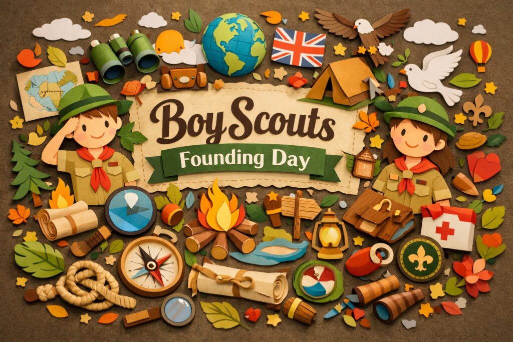 1月24日のボーイスカウト創立記念日の由来や歴史、ベーデン＝パウエル卿の思想、世界に広がるスカウト運動の意義と魅力をわかりやすく解説する記事