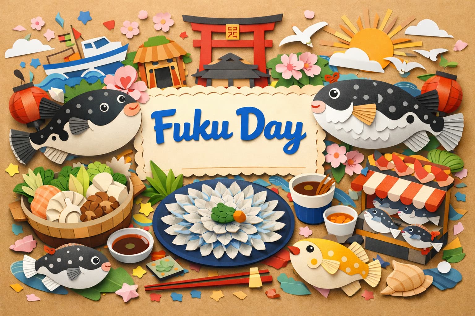 ふくの日の由来や下関のフグ文化、イベント情報を紹介した縁起の良い記念日ブログ