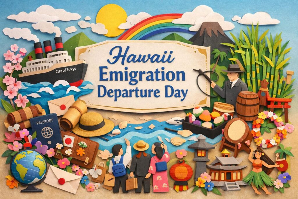 ハワイ移民出発の日に関する歴史や背景、官約移民制度と日系人社会の形成を解説した記念日ブログ