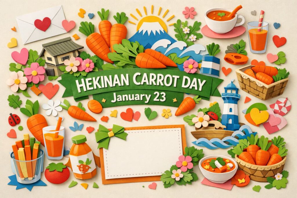 愛知県碧南市のブランド野菜へきなん美人をPRする碧南人参の日の由来や語呂合わせ、甘さの秘密や栄養価をわかりやすく解説