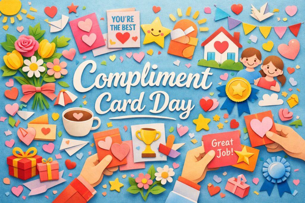 褒め言葉カードの日の由来や意味、1月14日に感謝と承認を伝える大切さ、職場や家庭で褒め言葉がもたらす前向きな効果を解説
