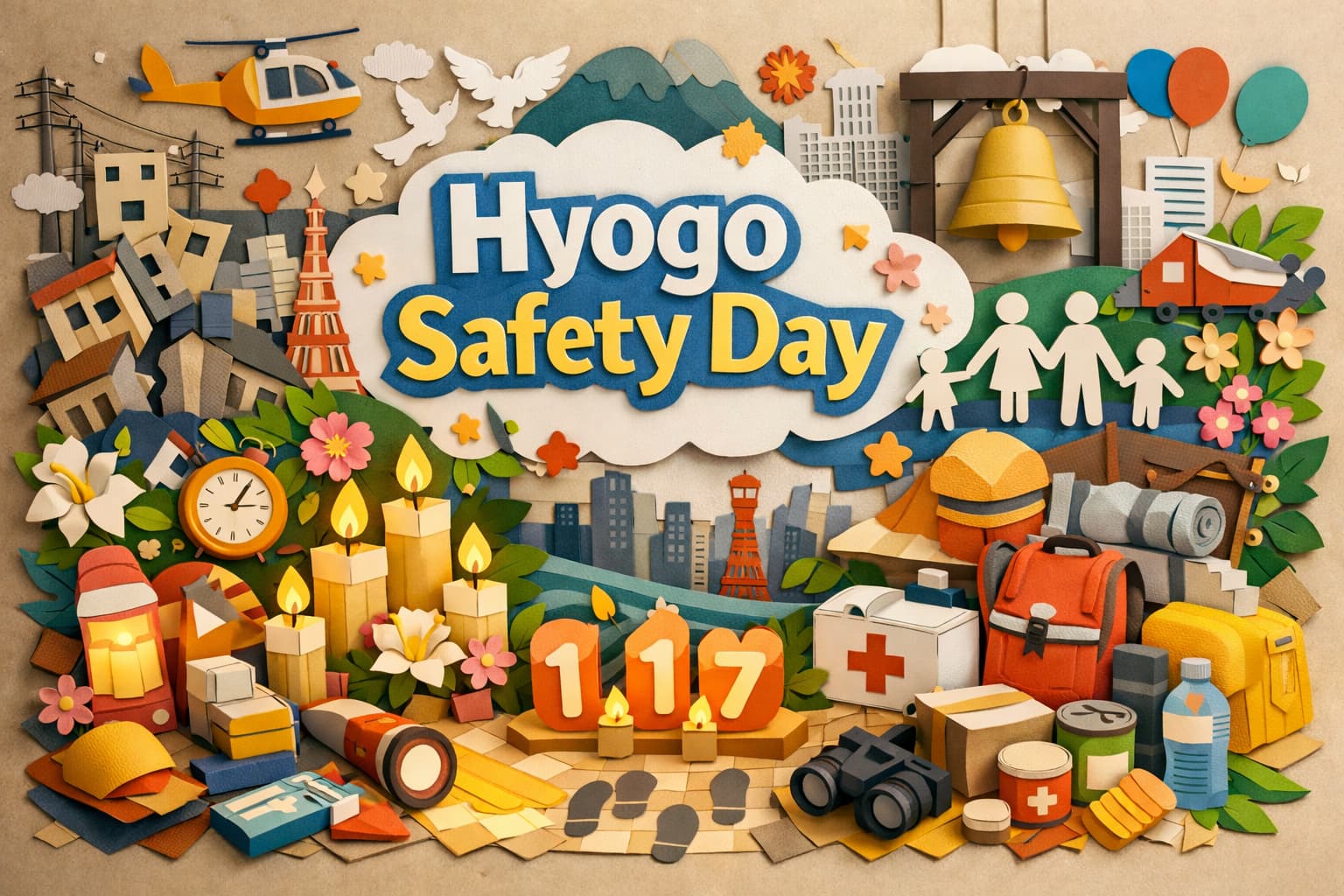 ひょうご安全の日の由来や阪神淡路大震災の教訓、防災と追悼の意義、兵庫県の取り組みや市民参加の行事をわかりやすく解説