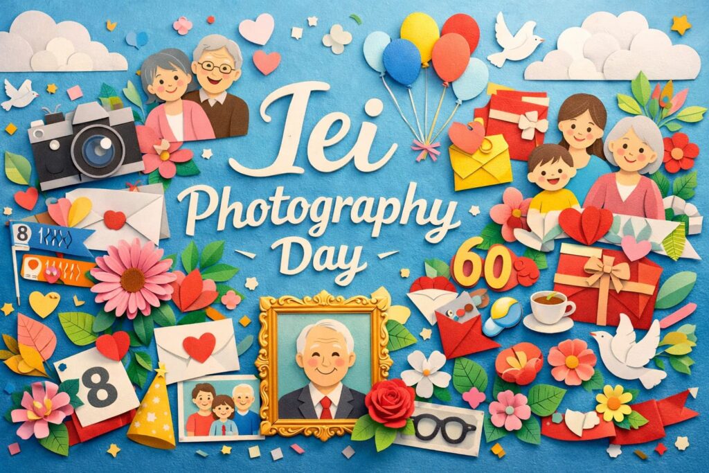 遺影撮影の日の由来や意味、えがお写真館による文化の広まりについて詳しく解説