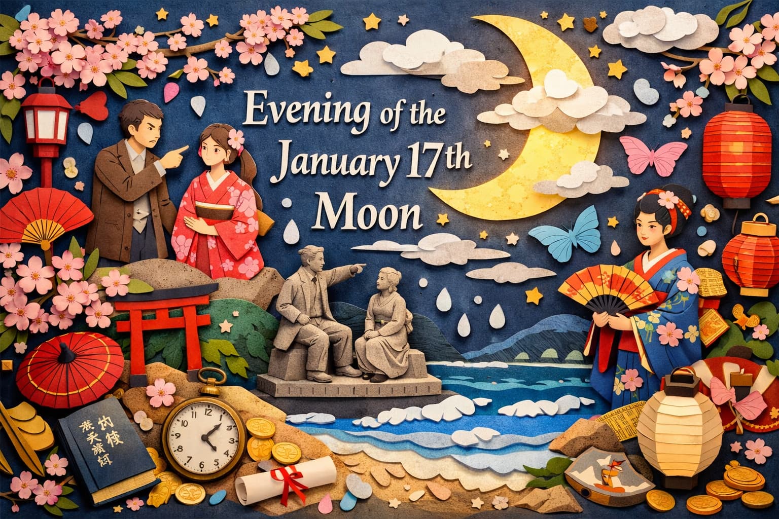 金色夜叉の名セリフ「今月今夜」に由来する記念日の意味や背景、貫一とお宮の物語、熱海との関わりを分かりやすく解説