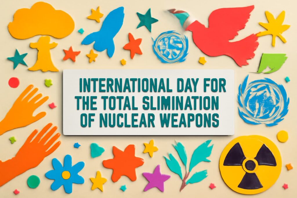 核兵器廃絶の重要性を伝える国際デーのメッセージ。核兵器廃絶への国際的な取り組みと私たちの役割を強調。