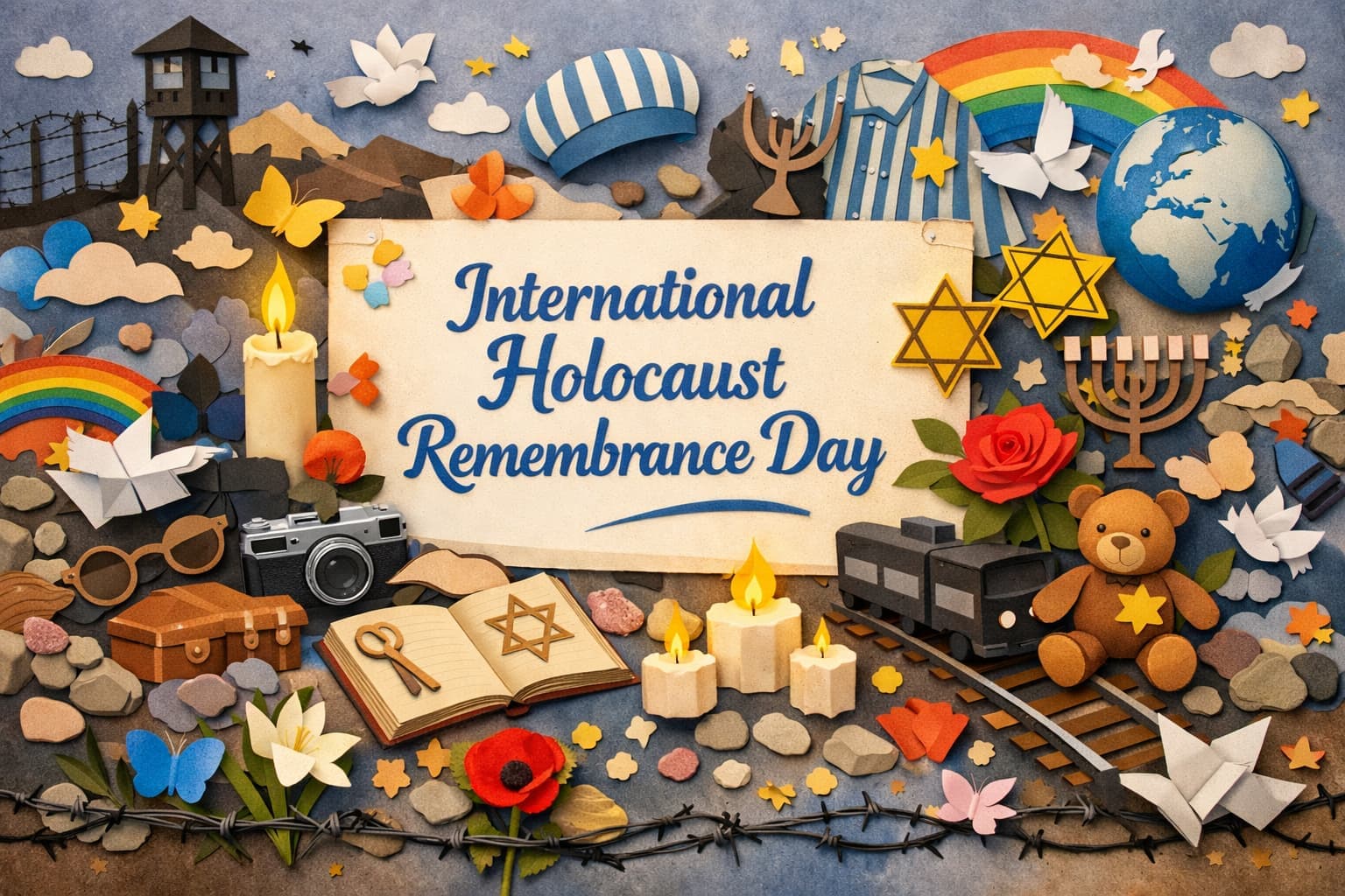 1月27日のホロコースト犠牲者を想起する国際デーの由来や意味、アウシュビッツ解放の歴史、国連が掲げる記憶と教育の重要性をわかりやすく解説