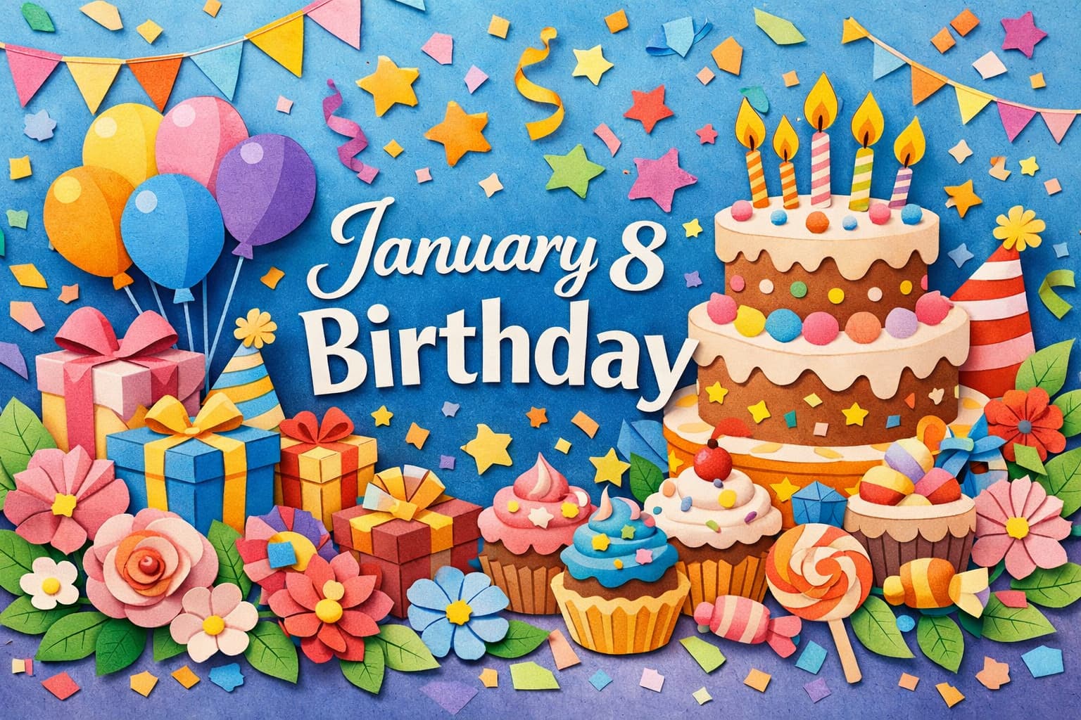 1月8日生まれの芸能人・有名人を一覧で紹介。山田杏奈、蛍原徹、小泉純一郎、デヴィッド・ボウイ、エルビス・プレスリーなど代表的な人物をわかりやすく解説。
