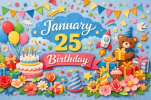 1月25日誕生日の芸能人・有名人一覧と主要人物を紹介するまとめ記事