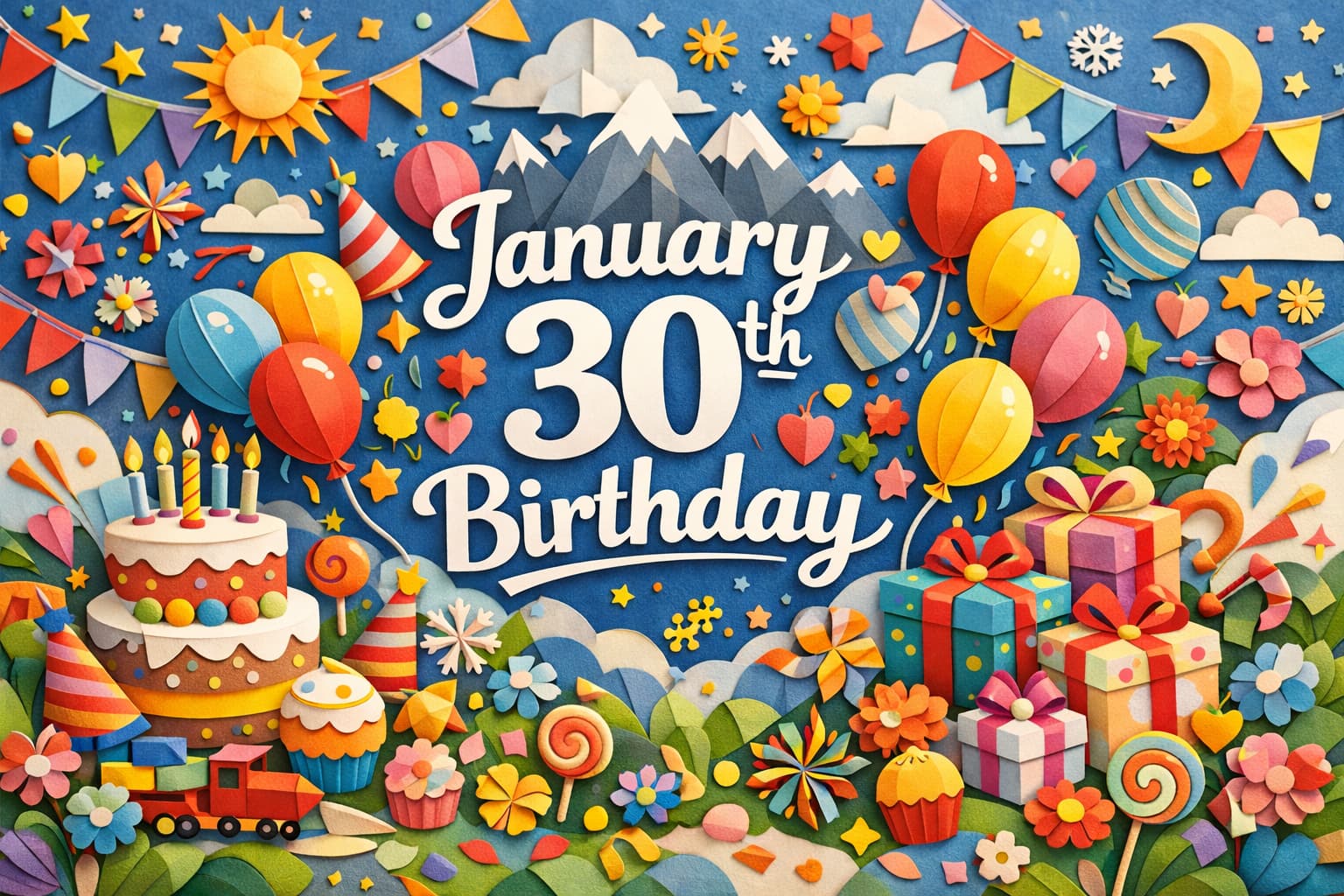 1月30日誕生日の芸能人・有名人を紹介するブログのサムネイル。清原果耶、西田有志、石川さゆり、稲盛和夫、長谷川町子など幅広い分野の人物が誕生日を迎える日を象徴する華やかなデザイン