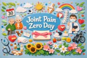 1月30日の節々の痛みゼロを目指す日と訪問リハビリの魅力を紹介し、痛みゼロ社会を目指す記念日