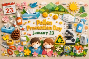1月23日の花粉対策の日に関する由来や意味、スギ・ヒノキ花粉の特徴と早めの対策の重要性を解説