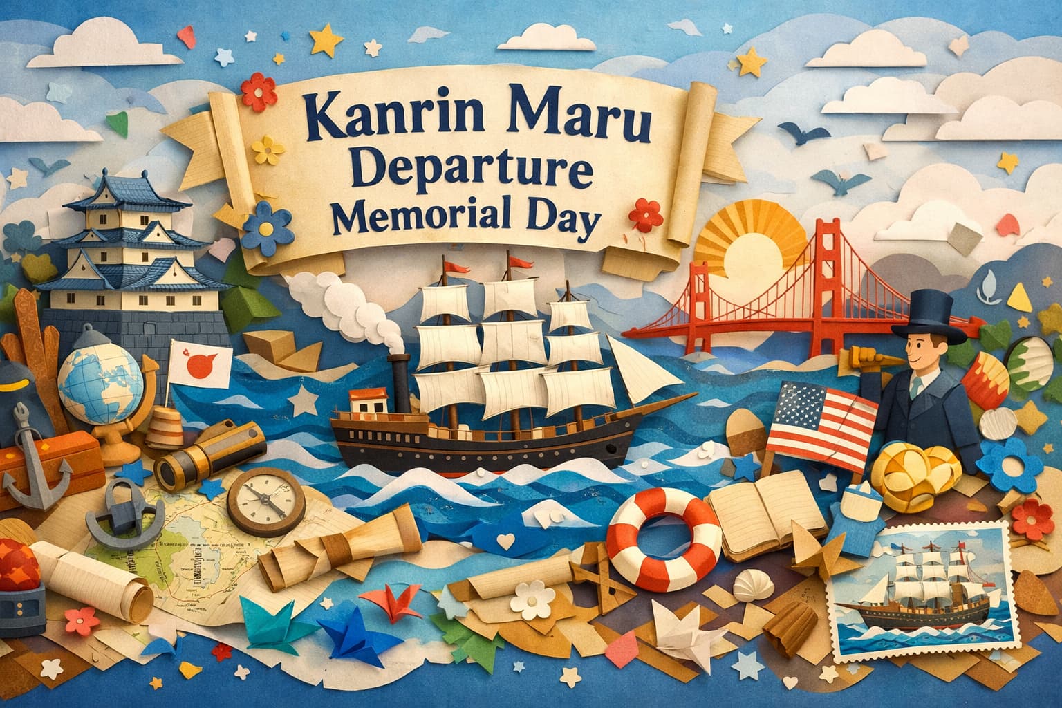 江戸幕府の軍艦・咸臨丸が1月13日に出航し、日本人が初めて太平洋横断へ挑んだ歴史的背景と勝海舟や福澤諭吉の役割を解説