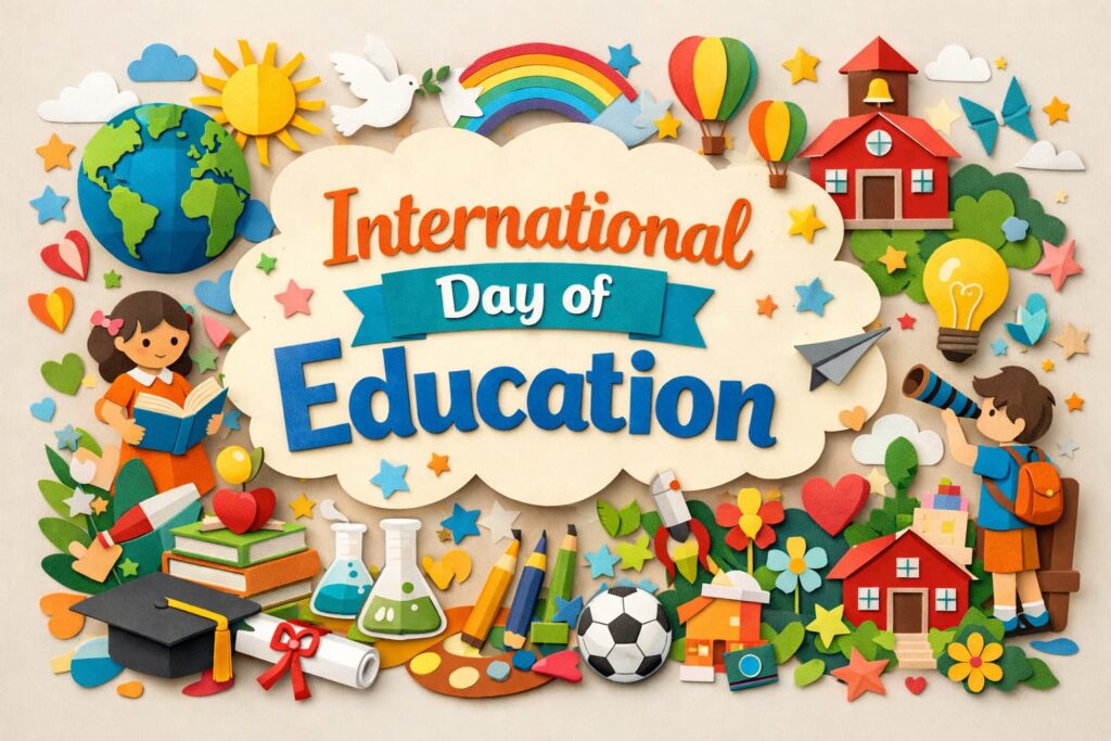 教育の国際デーの意味とSDGsとの関係を解説し、教育格差や支援活動の重要性を伝えるブログ記事