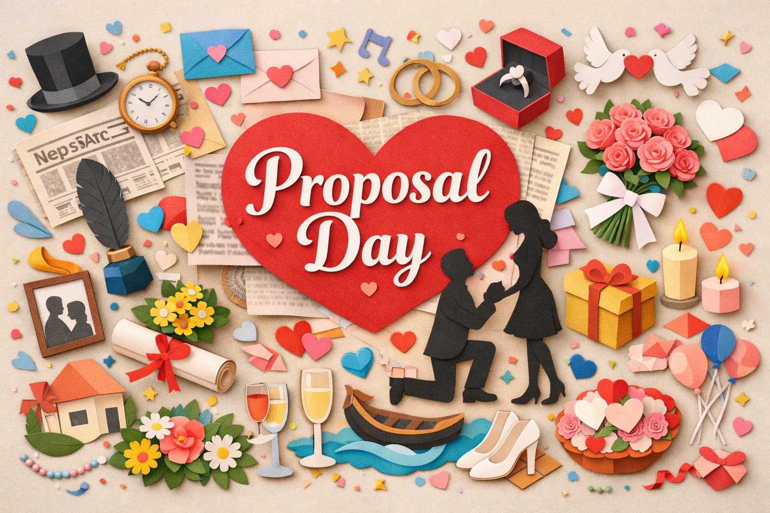 日本初の新聞求婚広告が生まれた求婚の日の由来と現代のプロポーズ文化を紹介する記念日特集