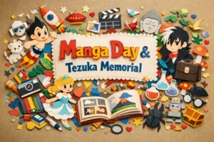 手塚治虫の命日に制定された漫画の日・治虫忌について、由来や関連記念日、作品の魅力を解説