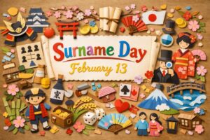 2月13日の苗字制定記念日について、明治時代に平民へ苗字が義務化された理由や背景、庶民の命名エピソードをわかりやすく解説した記事