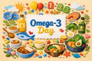 オメガ3脂肪酸を通じて健康習慣を見直すことを提案する1月23日の「オメガ3の日」の解説ブログ