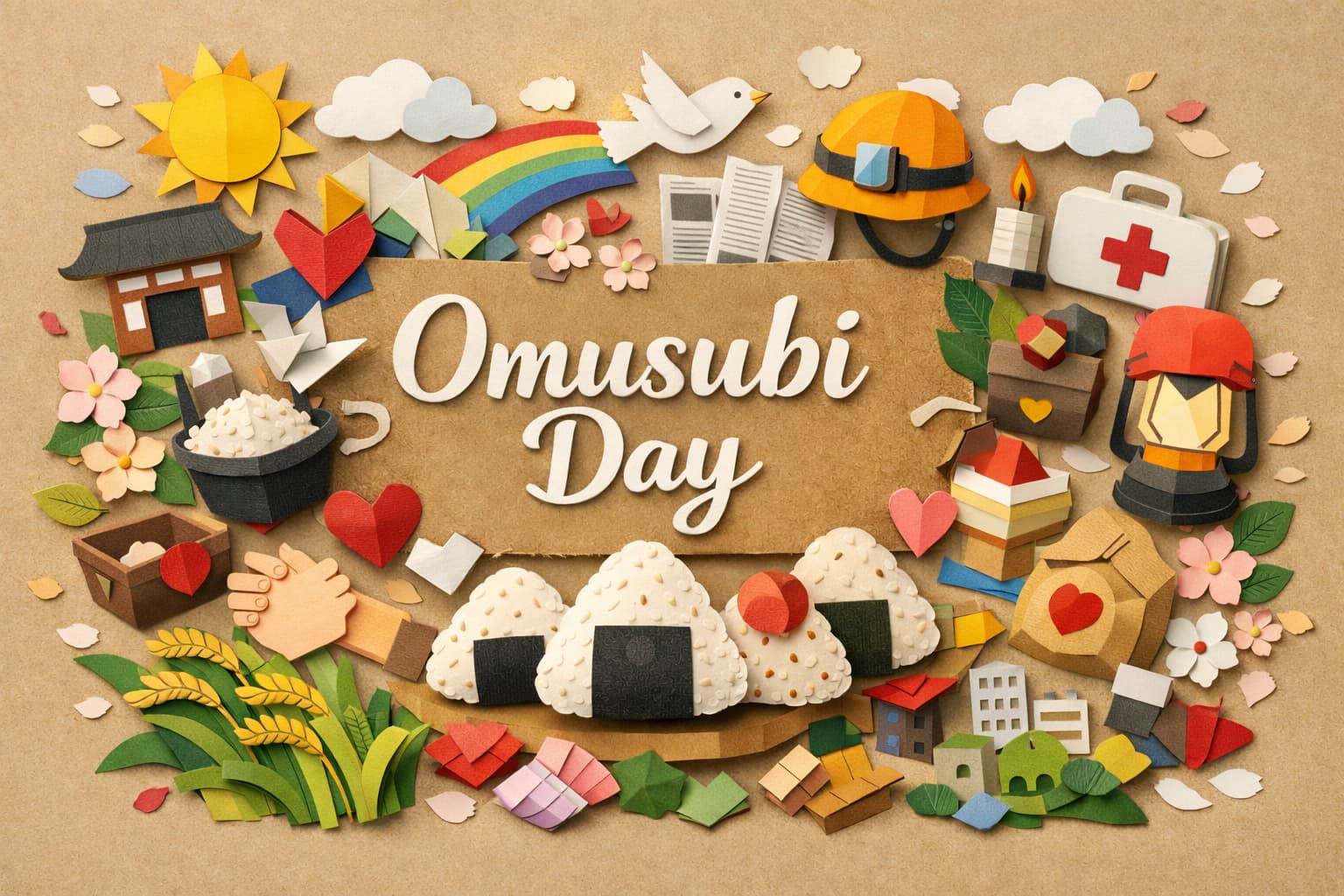 1月17日のおむすびの日の由来や阪神・淡路大震災との関わり、支援の象徴としてのおむすびの意味と日本のごはん文化をわかりやすく解説