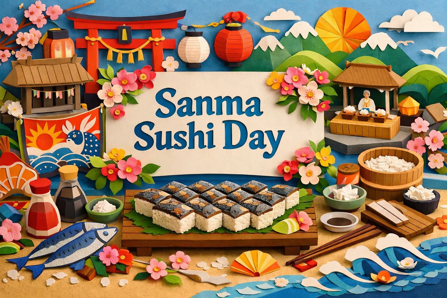 1月10日のさんま寿司の日は、熊野市の産田神社で行われる神事と郷土料理さんま寿司の由来や歴史、保存会の想いを伝える記念日です。