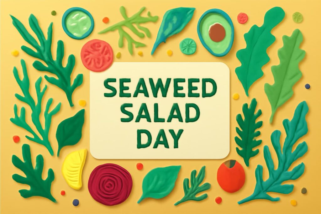 海藻サラダの日の由来と健康効果、カネリョウ海藻株式会社とその製品について詳しく紹介。