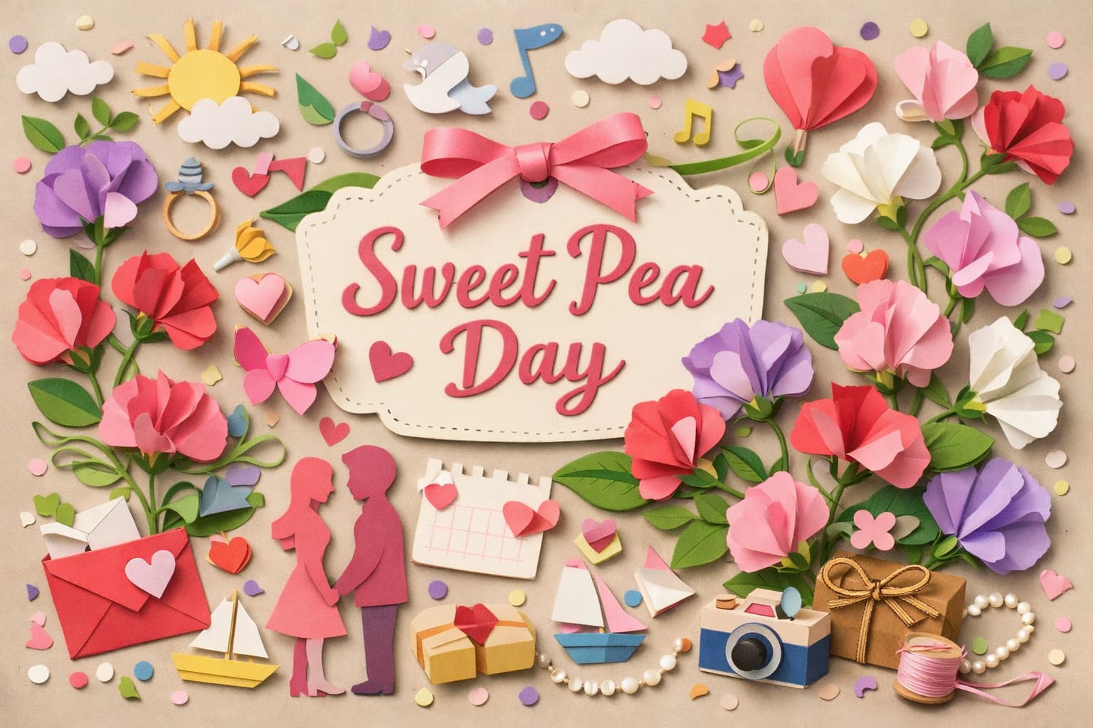 1月21日のスイートピーの日の由来や花言葉、赤いスイートピー誕生秘話、日本スイートピーの会の目的まで分かりやすく解説した記事の要点。