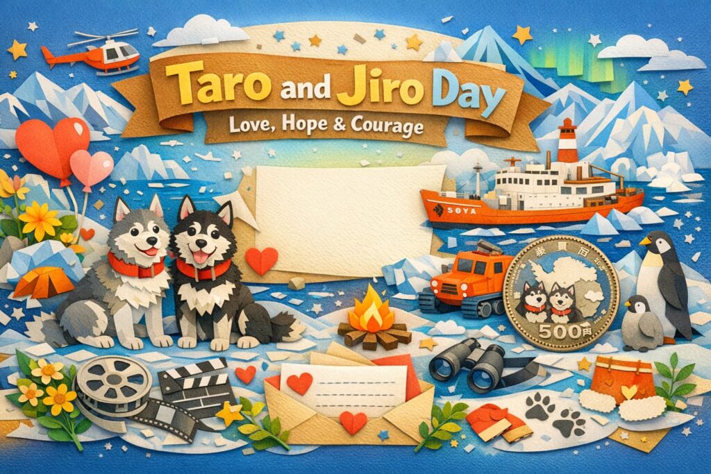 1月14日タロとジロの日にまつわる南極での奇跡の実話と記念日の意味をわかりやすく解説