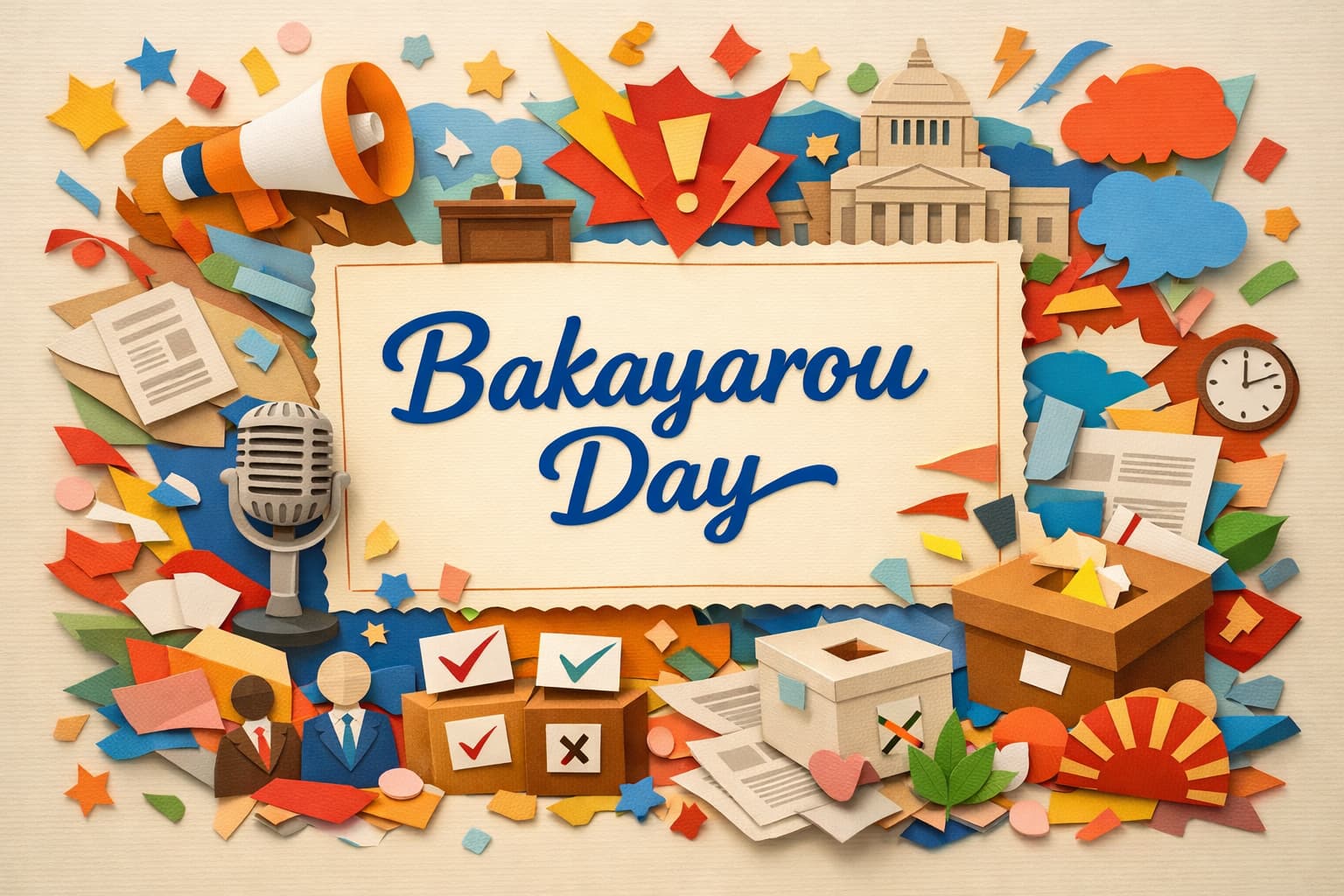 バカヤローの日(2月28日)の由来を解説。吉田茂首相の発言が内閣不信任案と衆議院解散(バカヤロー解散)へつながった経緯と豆知識を紹介。