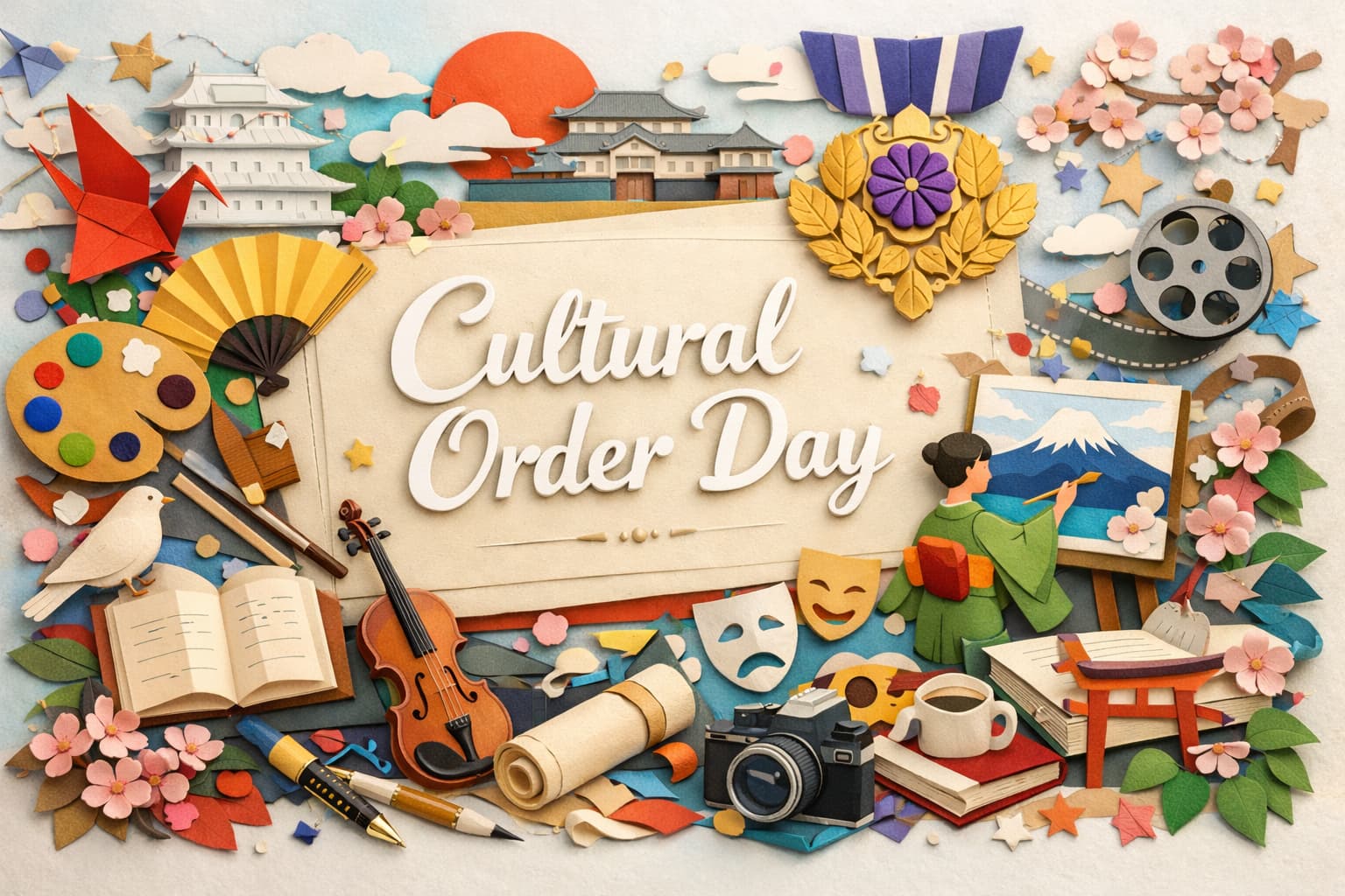 文化勲章制定記念日の由来や文化勲章の意味、授与の流れや受章者情報を丁寧に解説