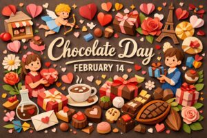 2月14日のチョコレートの日に関する由来やバレンタインとの違い、健康効果や楽しみ方を紹介