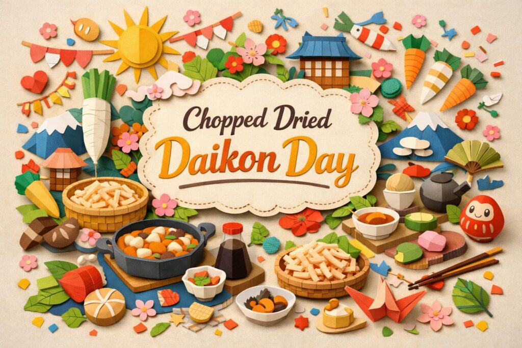 千切り大根の日の由来や意味、保存食としての魅力、こだま食品との関係を解説した記念日紹介ブログ