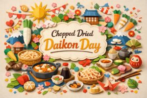 千切り大根の日の由来や意味、保存食としての魅力、こだま食品との関係を解説した記念日紹介ブログ