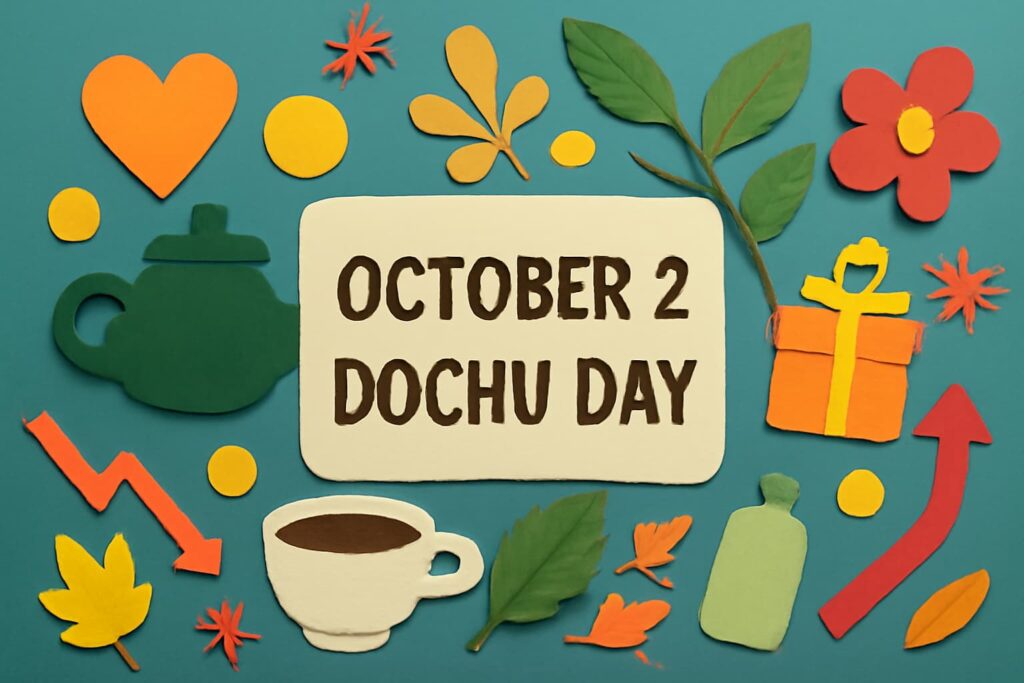 10月2日の杜仲の日にちなんだ健康効果の紹介。杜仲の効能や歴史、利用法に関する情報を伝える内容。