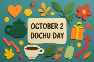 10月2日の杜仲の日にちなんだ健康効果の紹介。杜仲の効能や歴史、利用法に関する情報を伝える内容。