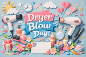 ドライヤーでブローの日に込められた由来や企業の想い、ヘアケアの意識を高める記念日の解説