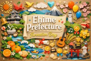 県政発足記念日は愛媛県の誕生を祝う日。由来や制定理由、知事表彰や県章・県歌について詳しく紹介。